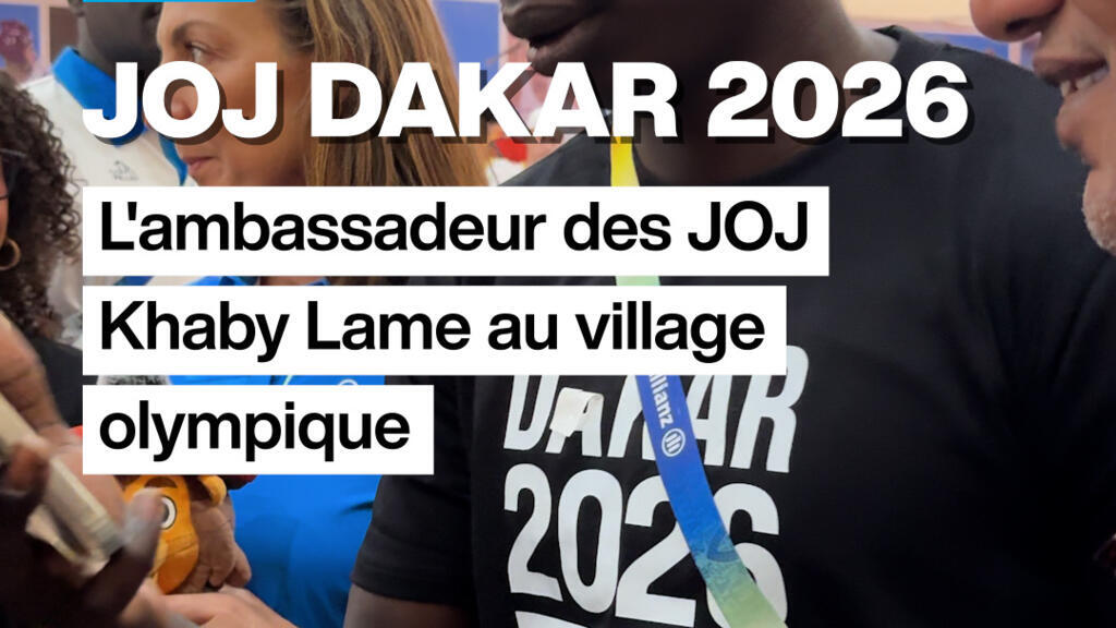 JOJ Dakar 2026 : l'ambassadeur Khaby Lame visite le village olympique
