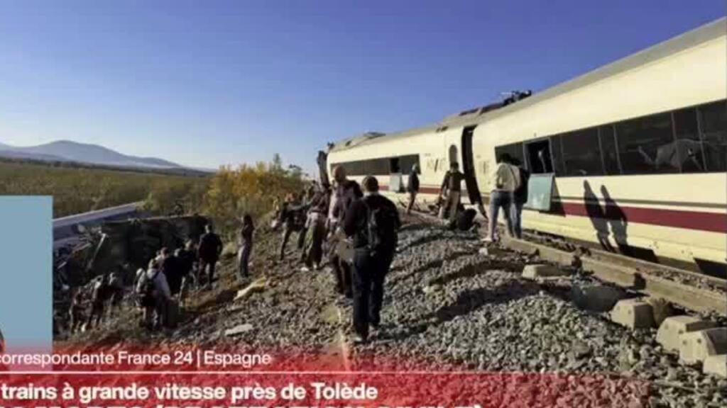 Espagne : plus de 46 morts dans une collision entre deux trains à grande vitesse