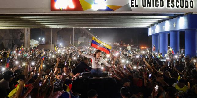 Au Venezuela, le retour de Maria Corina Machado galvanise l’opposition au gouvernement en place