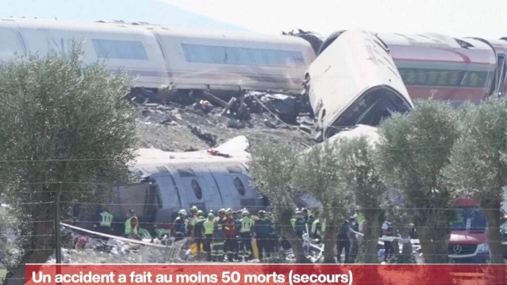 Espagne : ce que l'on sait de l'accident ferroviaire mortel à Tolède