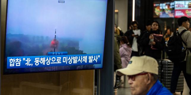 La Corée du Nord a tiré « une dizaine de missiles balistiques » dans la mer du Japon, selon Séoul