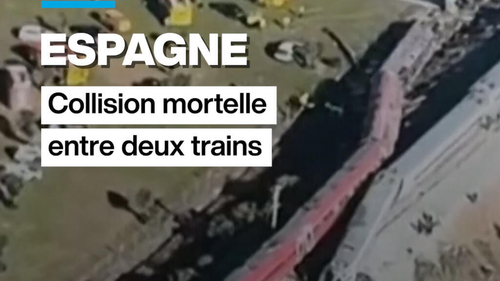 Espagne : collision mortelle entre deux trains