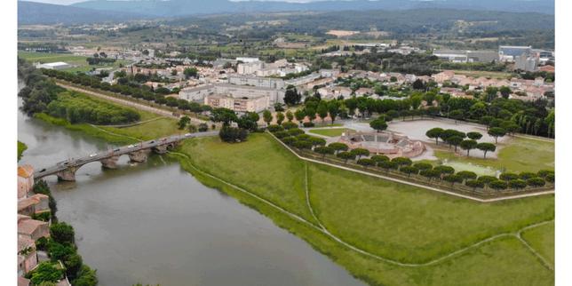 Après les inondations meurtrières de 2018, Trèbes, dans l’Aude, a redonné de l’espace à son fleuve pour se protéger des crues