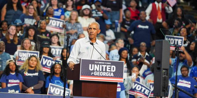 Midterms 2026 : Barack Obama s’engage, en Géorgie, dans la dernière ligne droite, aux côtés d’une nouvelle étoile démocrate, Jon Ossoff