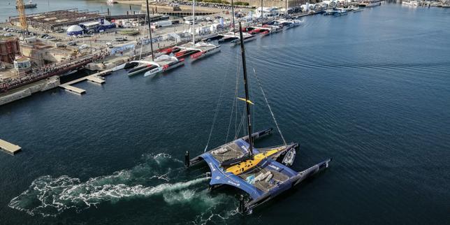 Route du rhum : à bord de « Maxi-Edmond-de-Rothschild », le maxi-trimaran flambant neuf de Charles Caudrelier