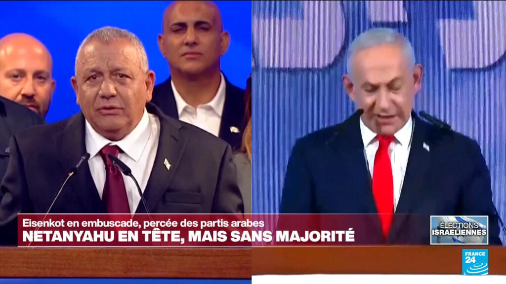 Législatives en Israël : Benjamin Netanyahu en tête, mais sans majorité