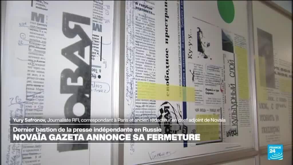 Russie : fermeture du journal indépendant Novaïa Gazeta sous pression des autorités