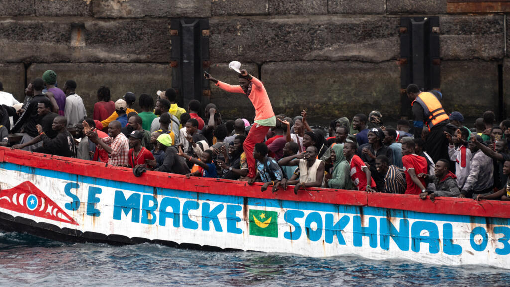 Mauritanie: 204 migrants secourus en mer en route vers les Canaries